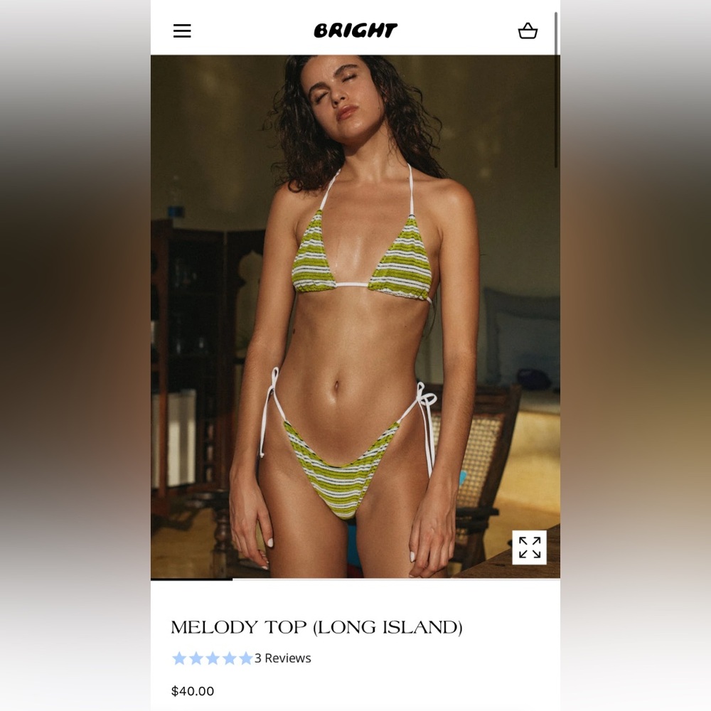 Bright Swim - Melody Top (Long Island) - Medium - NWOT